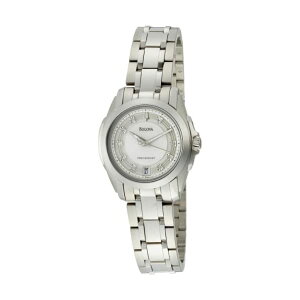 �u���[�o �r���v �E�H�b�` BULOVA 96P115 ���v �v���V�W���j�X�g ���f�B�[�X �����p Bulova Women's 96P115 Precisionist Longwood Steel Bracelet Watch