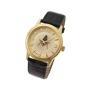 u[o rv EHb` BULOVA MSW102 v Y jp New Men's Gold Finished Bulova Masonic Blue Lodge Watch