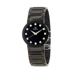 �u���[�o �r���v �E�H�b�` BULOVA 98D001 ���v �����Y �j���p Bulova Men's 98D001 Diamond Accented Stainless Steel Bracelet Watch