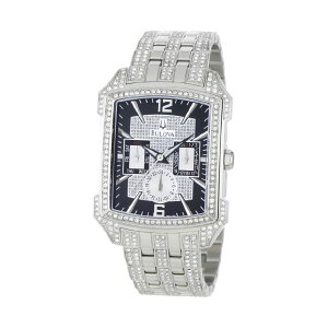 u[o rv EHb` BULOVA 96C108 v Y jp Bulova Men's 96C108 Crystal Striking Visual Design Watch