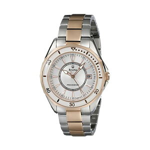 �u���[�o �r���v �E�H�b�` BULOVA 98M113 ���v ���f�B�[�X �����p Bulova Women's 98M113 WINTER PARK Two Bone Bracelet Watch