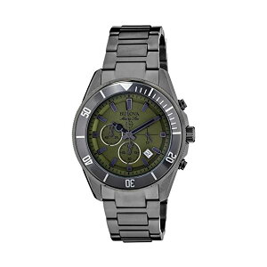 u[o rv EHb` BULOVA 98B206 v AiO NH[c Y jp Bulova Men's 98B206 Analog Display Japanese Quartz Grey Watch