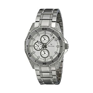 �u���[�o �r���v �E�H�b�` BULOVA 96C110 ���v �����Y �j���p Bulova Men's 96C110 Crystal Multifunction Watch