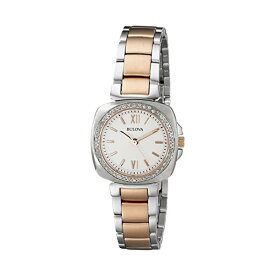 ブローバ 腕時計 ウォッチ BULOVA 98R206 時計 アナログ クォーツ レディース 女性用 Bulova Women's 98R206 Diamond Gallery Analog Display Japanese Quartz Two Tone Watch