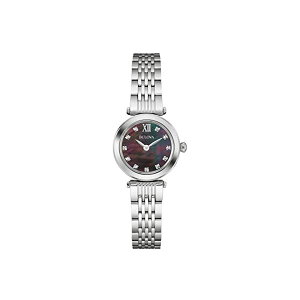 u[o rv EHb` BULOVA 96P169 v NVbN NH[c fB[X p Bulova Classic Quartz Ladies Watch, Stainless Steel Diamond , Silver-Tone (Model: 96P169)