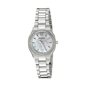 ブローバ 腕時計 ウォッチ BULOVA 96R199 時計 アナログ クォーツ レディース 女性用 Bulova Women's 96R199 Diamond Gallery Analog Display Japanese Quartz White Watch