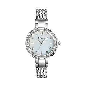 �u���[�o �r���v �E�H�b�` BULOVA 96R177 ���v ���f�B�[�X �����p Bulova Women's 96R177 Diamond Case Watch Set