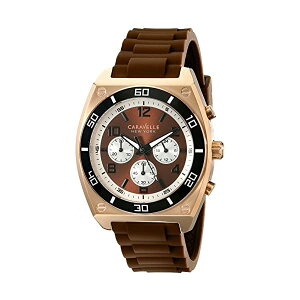 �u���[�o �r���v �E�H�b�` BULOVA 45A114 ���v �L�����x�� �j���[���[�N �A�i���O �N�H�[�c �����Y �j���p Caravelle New York Men's 45A114 Analog Display Japanese Quartz Brown Watch
