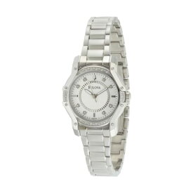 ブローバ 腕時計 ウォッチ BULOVA 96R137 時計 レディース 女性用 Bulova Women's 96R137 Silver Case Diamond White Dial Watch