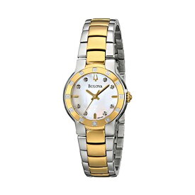 ブローバ 腕時計 ウォッチ BULOVA 98R168 時計 レディース 女性用 Bulova Women's 98R168 MOP Diamond Dial Tu-Tone Bracelet Watch