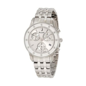 �u���[�o �r���v �E�H�b�` BULOVA 96R165 ���v �N���m�O���t ���f�B�[�X �����p Bulova Women's 96R165 Chronograph Bracelet Watch