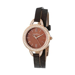 u[o rv EHb` BULOVA 44L130 v Lx j[[N AiO NH[c fB[X p Caravelle New York Women's 44L130 Analog Display Japanese Quartz Brown Watch