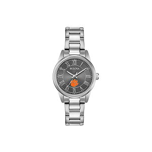 u[o rv EHb` BULOVA v fB[X p Bulova Women's Clemson University Tigers Watch Black/Silver Watch