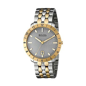 �u���[�o �r���v �E�H�b�` BULOVA 98B216 ���v �A�L���g���� Bulova Accutron II Moonview Two-Tone Grey Dial Watch