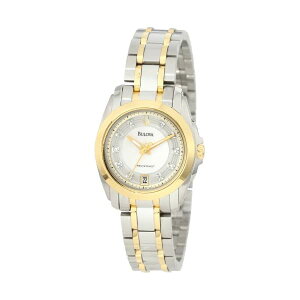 �u���[�o �r���v �E�H�b�` BULOVA 98P129 ���v �v���V�W���j�X�g ���f�B�[�X �����p Bulova Women's 98P129 Precisionist Longwood Ion plated Watch