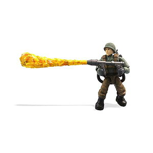 R[Iuf[eB KubN KRXgbNX ubN  tBMA Mega Construx Call Of Duty WWII Flamethrower Building Set