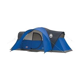 コールマン テント キャンプ アウトドア 簡単 かんたん モンタナ ブルー 8人用 フェス ハイキング ゆるキャン Coleman Tent for Camping | Montana Tent with Easy Setup for Outdoors , Blue, 8-Person