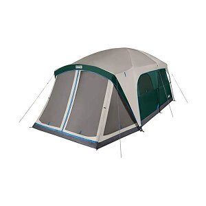 R[} eg Lv AEghA XJCbW 12lp XN[[ Go[O[ tFX nCLO L Coleman Camping Tent | Skylodge 12 Person Tent | Screen Room, Evergreen