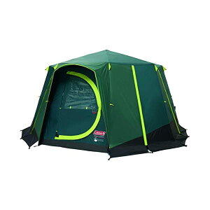 R[} eg Lv AEghA IN^S 6lp ubNAEg h[ 360°pm}r[ t@~[ h Coleman Tent Octagon, 6 Man Festival Dome Tent, 6 Person Stable Steel Pole Construction, Sewn-i