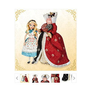 fBYj[ ӂ̍̃AX AX n[g̏ fUCi[ RNV Alice and The Queen of Hearts Doll Set - Alice in Wonderland - Disney Fairytale Designer Collection