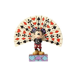 fBYj[ WVA ~bL[ tBMA l` u CeA v[g Jim Shore Disney All Decked Out Mickey Mouse Playing Cards Figurine 4050405 New