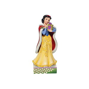 GlXR fBYj[ gfBVY WVA P tBMA l` u CeA v[g Enesco Jim Shore Disney Traditions Christmas Snow White Figurine, 6.7 Inch, Multicolor