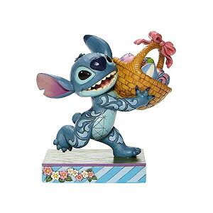 fBYj[ gfBVY WVA &XeBb` tBMA l` u CeA v[g Jim Shore Disney Traditions Stitch Running with Easter Basket Figurine 6008075