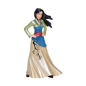 GlXR fBYj[ V[P[X [ tBMA l` u CeA v[g Enesco Disney Showcase Couture de Force Mulan Figurine, 8.07 Inch, Multicolor
