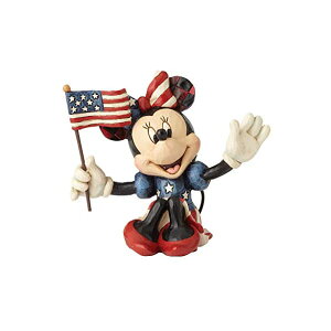 GlXR fBYj[ gfBVY WVA ~j[ tBMA l` u CeA v[g Enesco Disney Traditions by Jim Shore Patriotic Minnie Mouse Miniature Figurine, 3.125 Inch, Multicolor