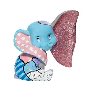 GlXR fBYj[ ubg _{ tBMA l` u CeA v[g Enesco Disney by Romero Britto Baby Dumbo Figurine, 7.3 Inch, Multicolor