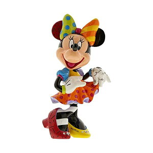 GlXR fBYj[ ubg ~j[ Xg[W tBMA l` u CeA v[g Enesco Disney by Britto Minnie Mouse Bling 90th Celebration Stone Resin Figurine, Multicolor
