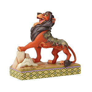 GlXR fBYj[ gfBVY WVA CILO tBMA l` u CeA v[g Enesco Disney Traditions by Jim Shore Lion King Scar Villain Figurine, 7 Inch, Multicolor