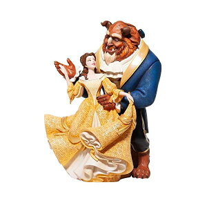 GlXR fBYj[ V[P[X Ɩb tBMA l` u CeA v[g Enesco Disney Showcase Couture de Force Beauty and The Beast Dance Figurine, 10.24 Inch, Multicolor