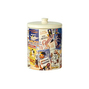 GlXR fBYj[ NbL[W[  CeA tBMA l` u CeA v[g Enesco Ceramics Classic Disney Film Posters Cookie Jar Canister, 9.25 Inch, Multicolor
