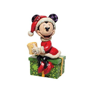 GlXR fBYj[ gfBVY WVA ~j[ T^ tBMA l` u CeA v[g Enesco Jim Shore Disney Traditions Santa Minnie Mouse with Hot Chocolate Figurine, 6.1 Inch, Multicolor