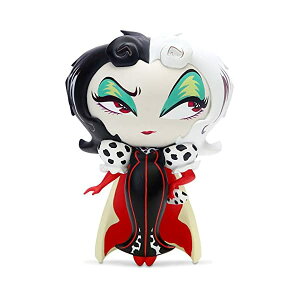 GlXR fBYj[ ~XE~fB 101C񂿂 NG tBMA l` u CeA v[g Enesco World of Miss Mindy Disney Villains 101 Dalmations Cruella de Vil Figurine, 7 Inch, Multicolor