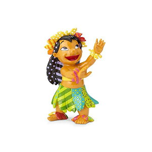 GlXR fBYj[ ubg XeBb` tBMA l` u CeA v[g Enesco Liloh from Disney by Britto Line Figurine, 8.27 Inches, Multicolor