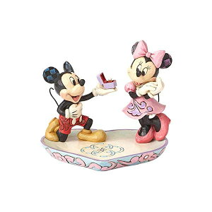 GlXR fBYj[ gfBVY WVA ~bL[ ~j[ v|[Y tBMA l` u CeA v[g Enesco Disney Traditions by Jim Shore Mickey Proposing to Minnie Ring Dish