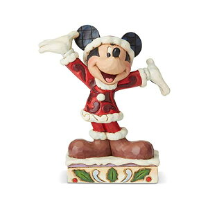 GlXR fBYj[ gfBVY WVA ~bL[ NX}X T^ tBMA l` u CeA v[g Enesco Disney Traditions by Jim Shore Mickey Mouse Christmas Personality Pose Figurin