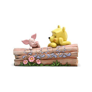 GlXR fBYj[ gfBVY WVA ܂̃v[ sObg tBMA l` u CeA v[g Enesco Disney Traditions by Jim Shore Winnie The Pooh and Piglet by Log Figurine, 3.82