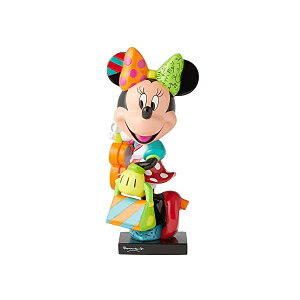 GlXR fBYj[ ubg ~j[ tBMA l` u CeA v[g Enesco Disney by Britto Fashionista Minnie Mouse Figurine, 8 Inch, Multicolor