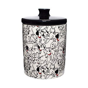 GlXR fBYj[ 101C񂿂 NbL[W[  tBMA l` u CeA v[g Enesco Disney Ceramics 101 Dalmatians Treat Canister Cookie Jar, 7.25 Inch, Multicolor