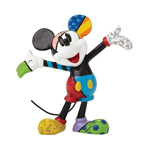 GlXR fBYj[ ubg ~bL[ tBMA l` u CeA v[g Enesco Disney by Britto Mickey Mouse Miniature Figurine, 3.25 Inch, Multicolor