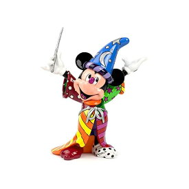 ディズニー ブリット ミッキー ストーンレジン フィギュア 人形 置物 インテリア プレゼント Disney by Britto Sorcerer Mickey Stone Resin Figurine