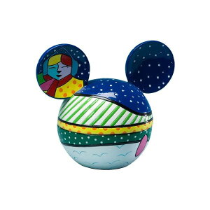 GlXR fBYj[ ubg ~bL[ Jo[ tBMA l` u CeA v[g Enesco Disney by Britto from Mickey Head Covered Box Winter Fun 4".