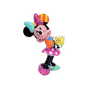 GlXR fBYj[ ubg ~j[ tBMA l` u CeA v[g Enesco 6006086 Disney by Britto Minnie Mouse Miniature Figurine, 3.15 Inch, Multicolor