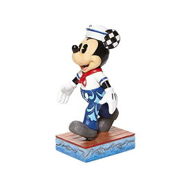 ディズニー トラディションズ ジムショア ミッキー フィギュア 人形 置物 インテリア プレゼント Jim Shore Disney Traditions 6008079 Mickey Sailor Personality Pose Figurine 5.25"