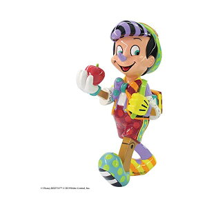 GlXR fBYj[ ubg smLI 80NLO tBMA l` u CeA v[g Enesco Disney by Britto Pinocchio 80th Anniversary Figurine, 8.11 Inch, Multicolor