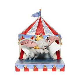 ディズニー トラディションズ ジムショア ダンボ フィギュア 人形 置物 インテリア プレゼント Jim Shore Disney Traditions 6008064 Dumbo Flying Out of Tent Figurine 9.5" H