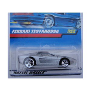 tF[ eX^bT fJ[ _CLXg ͌^ ~jJ[ ObY [ԏj v[g CeA X[p[J[ HOT WHEELS SILVER FERRARI TESTAROSSA #784 5 DOT